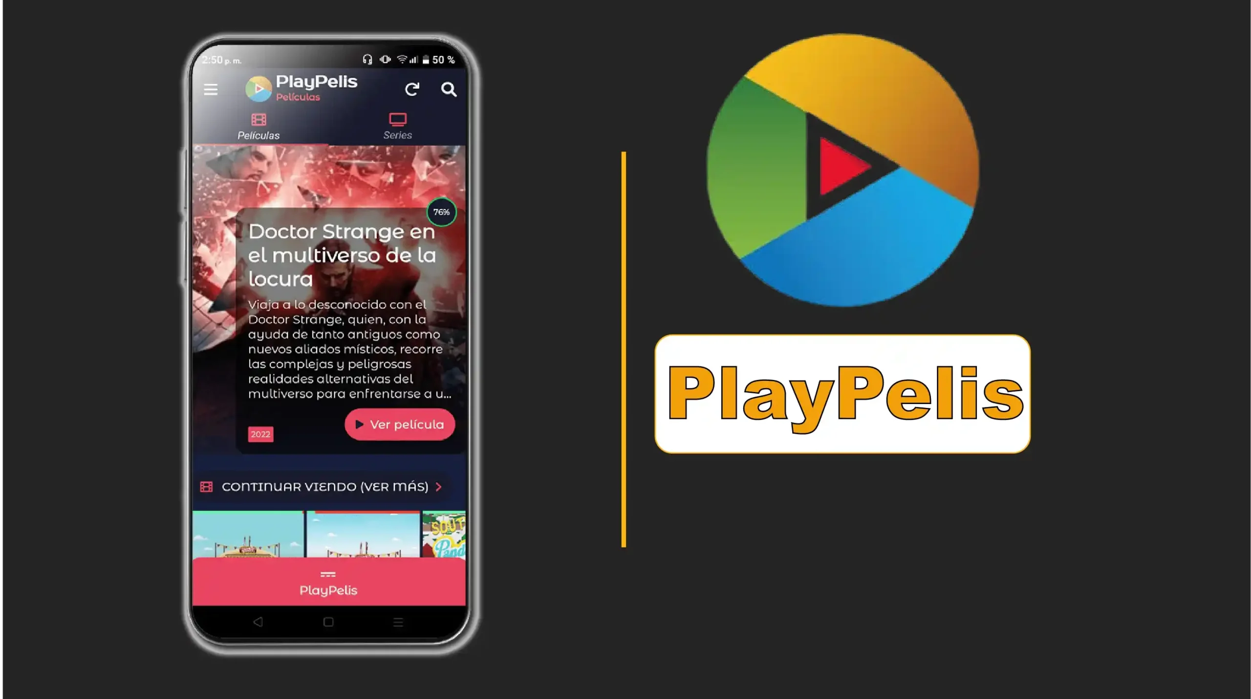 Descargar PlayPelis APK 1.5.0 App Oficial Última Versión ,TV y PC